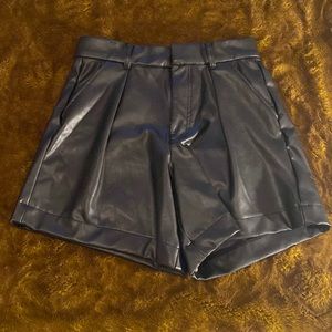 Abercrombie and Fitch pleather shorts